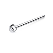 1.3mm Ball Straight Silver Nose Stud NSKA-60